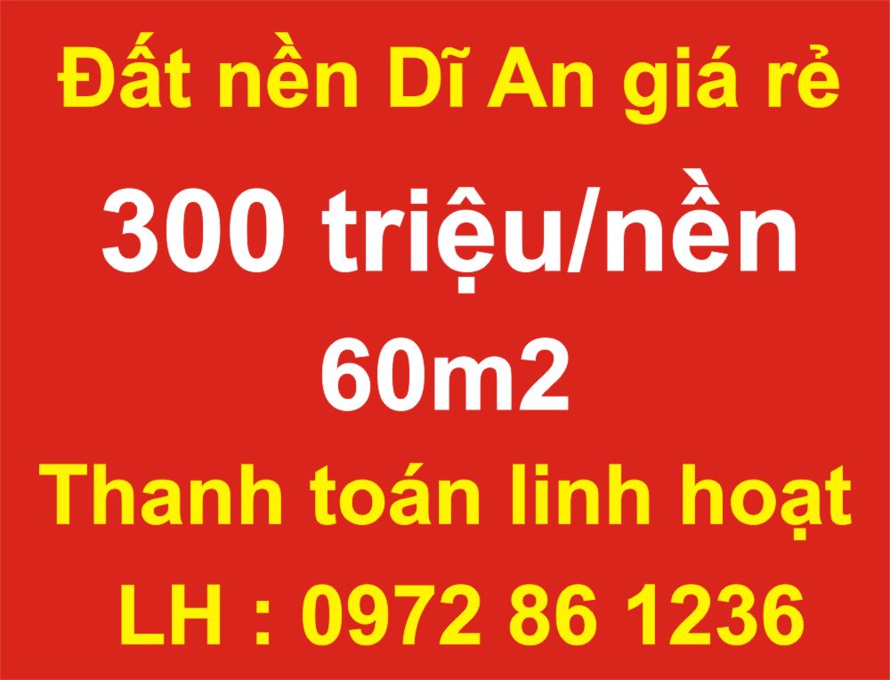 Đất nền Dĩ An