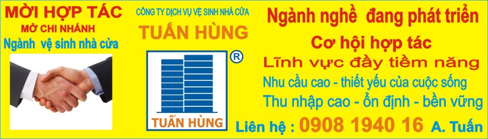 Tìm đối tác hợp tác lĩnh vực dịch vụ vệ sinh công nghiệp