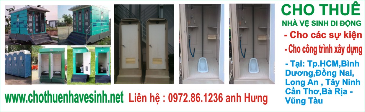 Cho thuê nhà vệ sinh công trường xây dựng giá rẻ tại TPHCM , Bình Dương